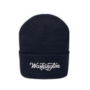 Washington Beanie - Adult Hand Lettered Embroidered Washington Knit Hat-2