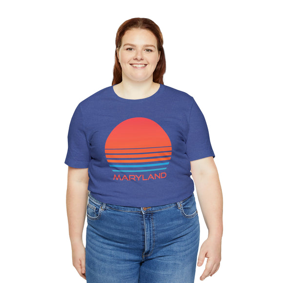 Maryland T-Shirt - Retro 80s Unisex Maryland Shirt