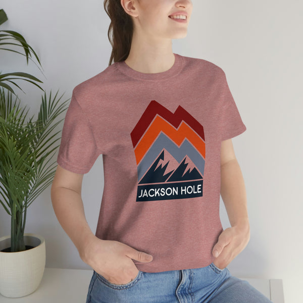 Jackson Hole, Wyoming T-Shirt - Retro Mountain Unisex Jackson Hole Shirt