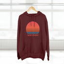 Premium Wisconsin Hoodie - Retro 80s Unisex Sweatshirt-34