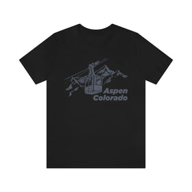 Buy black Aspen, Colorado T-Shirt - Retro Unisex Aspen T Shirt