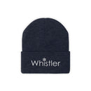 Whistler BC, Canada Beanie Snowflake - Embroidered Whistler Knit Hat-25