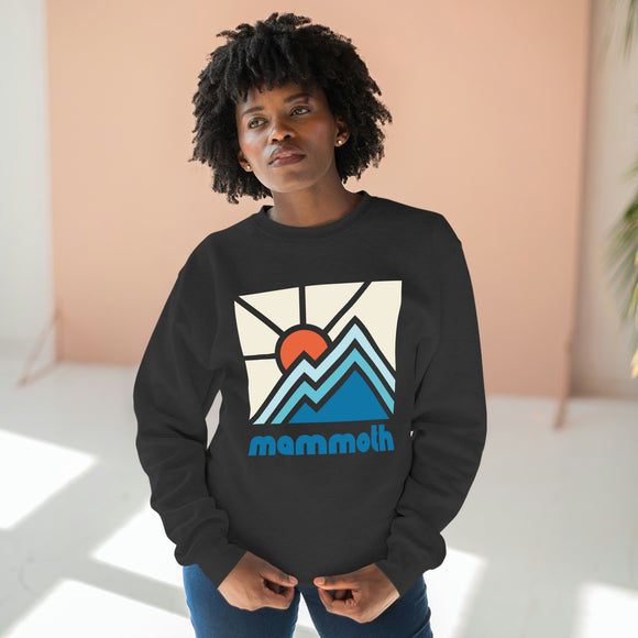 Premium Mammoth, California Crewneck Sweatshirt - Retro Unisex Sweatshirt