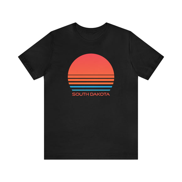 South Dakota T-Shirt - Retro 80s Unisex South Dakota Shirt