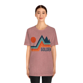 Golden, Colorado T-Shirt - Retro Mountain Unisex Golden Shirt
