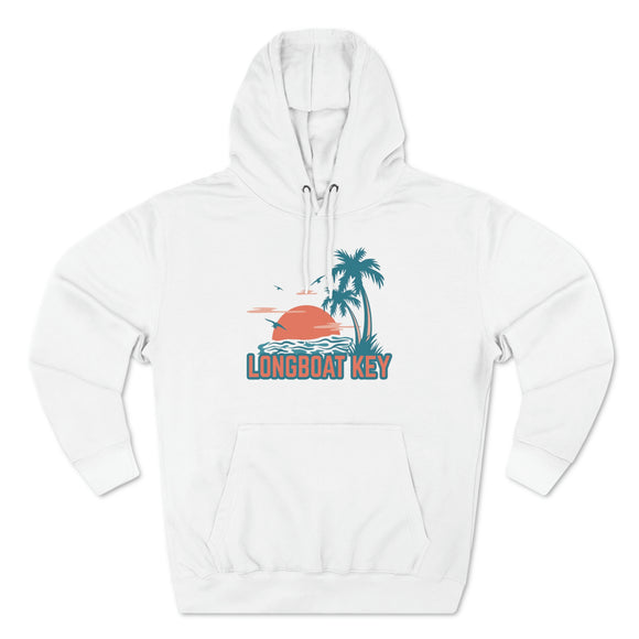 Premium Longboat Key, Florida Hoodie - Palm Tree Unisex Sweatshirt