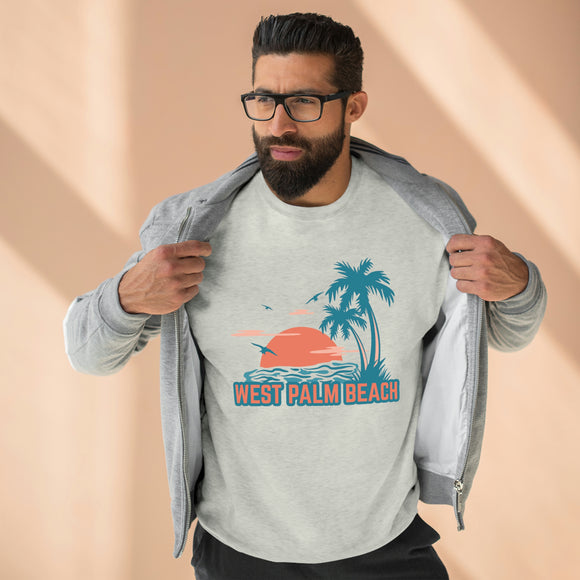 Premium West Palm Beach, Florida Sweatshirt - Unisex Premium Crewneck Sweatshirt