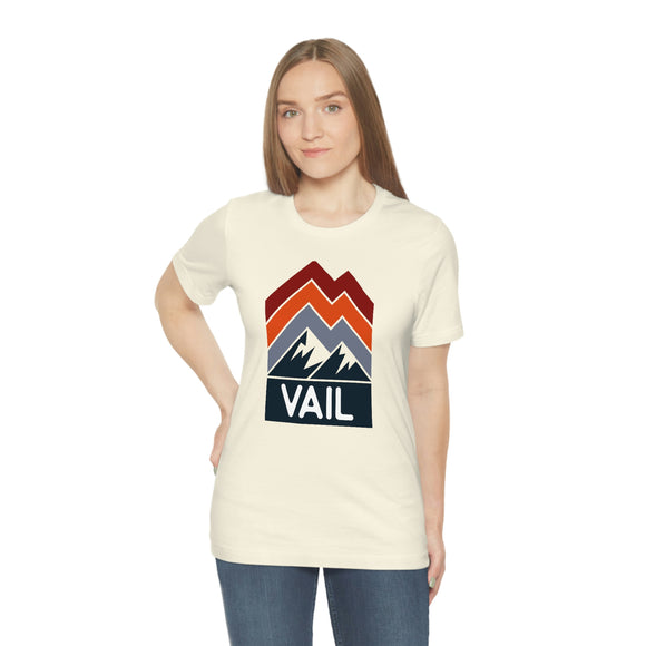 Vail, Colorado T-Shirt - Retro Mountain Unisex Vail Shirt