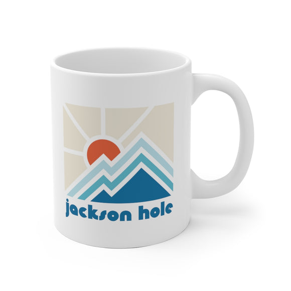 Jackson Hole, Wyoming Mug, Ceramic Jackson Hole, Wyoming Mug, Jackson Hole, Wyoming Coffee Mug