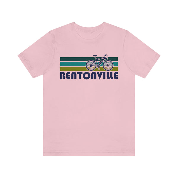 Bentonville T-Shirt - Retro Mountain Bike Adult Unisex Bentonville, Arkansas T Shirt