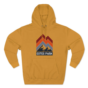 Buy mustard Premium Estes Park, Colorado Hoodie - Retro Unisex Sweatshirt - Retro Stripe