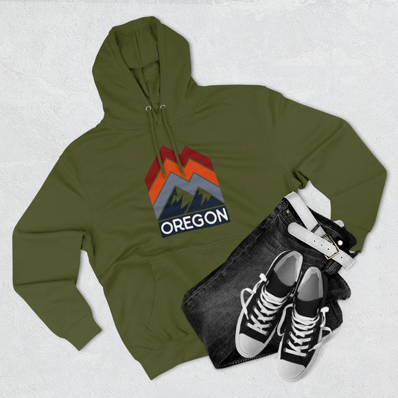 Premium Oregon Hoodie - Retro Unisex Sweatshirt