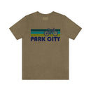 Park City T-Shirt - Retro Mountain Bike Adult Unisex Park City, Utah T Shirt-19