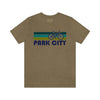 Park City T-Shirt - Retro Mountain Bike Adult Unisex Park City, Utah T Shirt