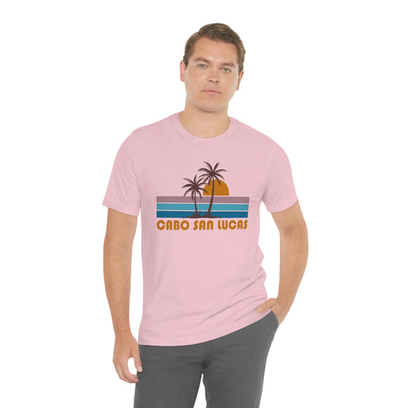 Cabo San Lucas, Mexico T-Shirt - Retro Palm Tree Unisex Cabo San Lucas Shirt