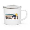 California Camp Mug - Retro Enamel Camping California Mug-3