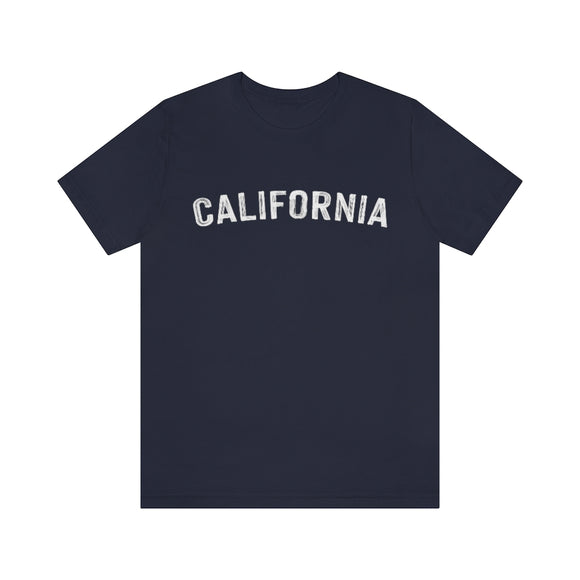 California T-Shirt - Paint Text Unisex California Shirt