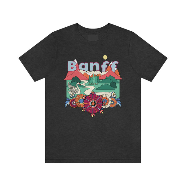 Banff Shirt, Canada Retro T-Shirt, Hippie Style Canada tee, Banff Mountain Shirt