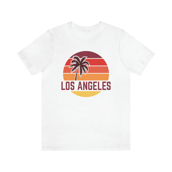 Los Angeles, California T-Shirt - Retro Palm Tree Unisex Los Angeles Shirt