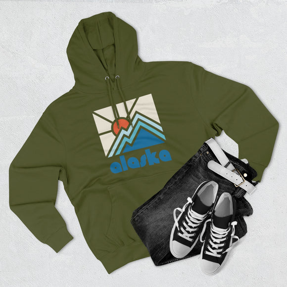Premium Alaska Hoodie - Min Mountain Unisex Sweatshirt