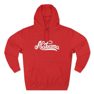 Buy red Premium Alabama Hoodie - Script Unisex Sweatshirt