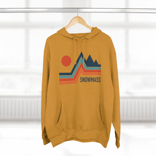 Premium Snowmass, Colorado Hoodie - Retro Unisex Sweatshirt