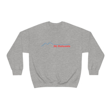 Buy sport-grey Ski Colorado Sweatshirt - Mountain Pulse Unisex