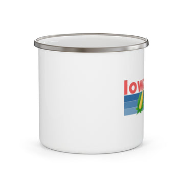 Iowa City, Iowa Camp Mug - Retro Corn Iowa City Mug - 0