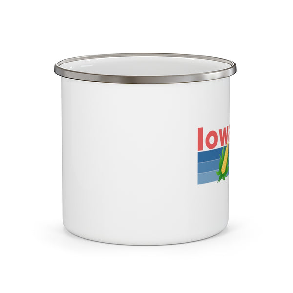 Iowa City, Iowa Camp Mug - Retro Corn Iowa City Mug