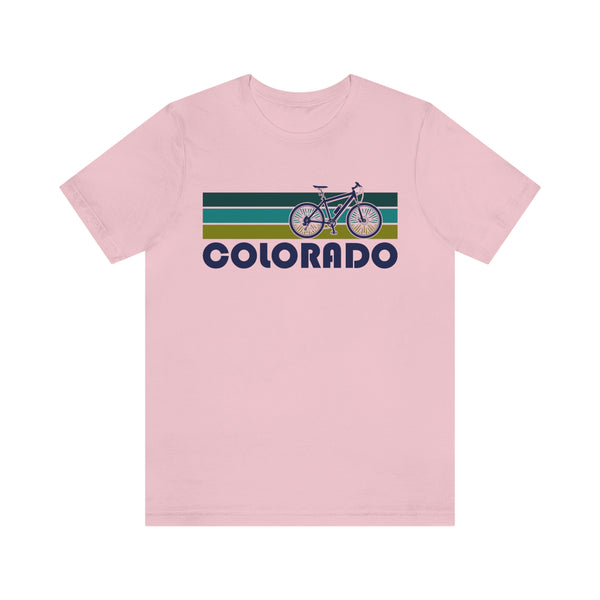 Colorado T-Shirt - Retro Mountain Bike Adult Unisex Colorado T Shirt