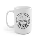 Minnesota Mug - State Design White Ceramic Minnesota Mug (11oz & 15oz)-1
