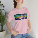 Colorado T-Shirt - Retro Mountain Bike Adult Unisex Colorado T Shirt-60