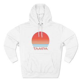 Premium Tampa, Florida Hoodie - Retro 80s Unisex Sweatshirt