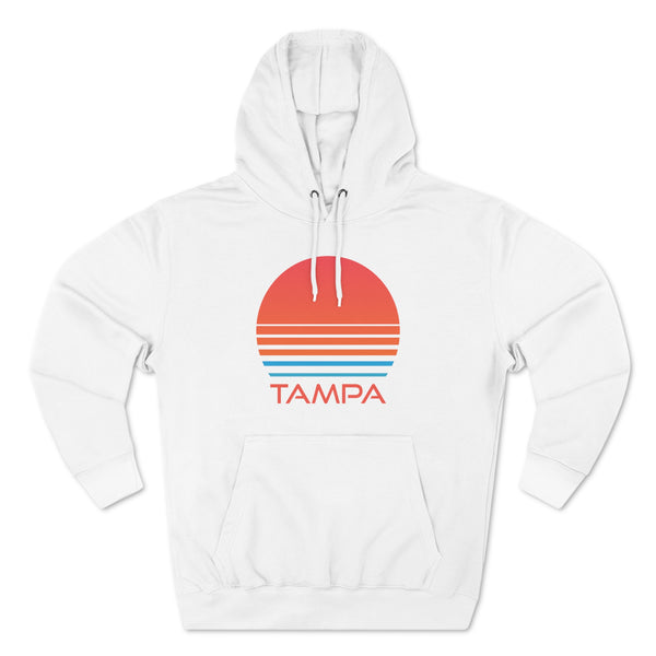 Premium Tampa, Florida Hoodie - Retro 80s Unisex Sweatshirt