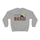 Bend, Oregon Sweatshirt - Fall Retro Mountain Unisex Crewneck Bend Sweatshirt-17