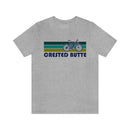 Crested Butte T-Shirt - Retro Mountain Bike Adult Unisex Crested Butte, Colorado T Shirt-1