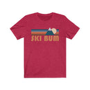Ski Bum T-Shirt - Retro Mountain Adult Unisex Ski Bum T Shirt-8