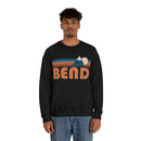 Bend, Oregon Sweatshirt - Unisex Retro Mountain Unisex-11
