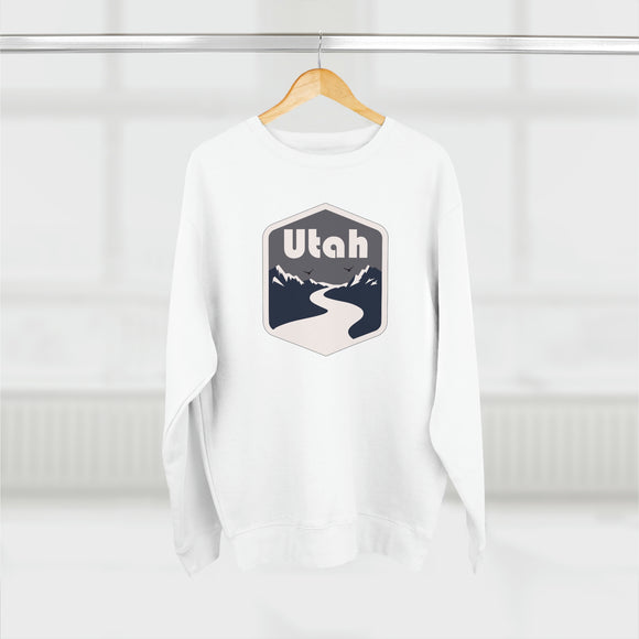 Premium Utah Crewneck Sweatshirt - Retro Unisex Sweatshirt