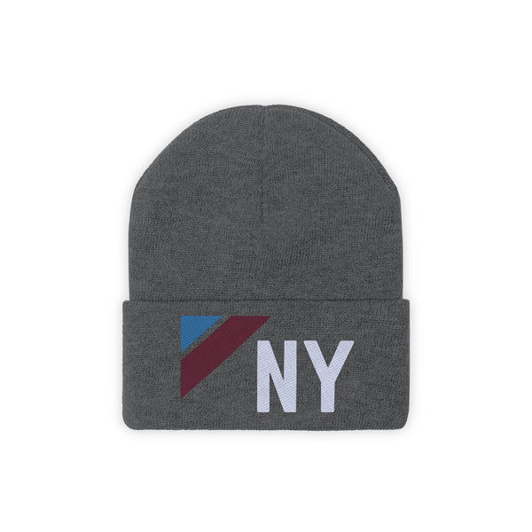 New York Beanie - Adult Embroidered Retro New York Knit Hat