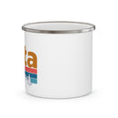 Alta, Utah Camp Mug - Mountain Sunset Enamel Campfire Alta Mug-2