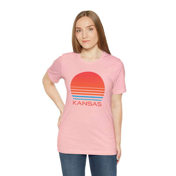 Kansas T-Shirt - Retro 80s Unisex Kansas Shirt