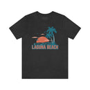 Laguna Beach, California T-Shirt - Retro Palm Tree & Beach Unisex Laguna Beach Shirt-49