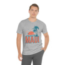 Maui, Hawaii T-Shirt - Retro Palm Tree & Beach Unisex Maui Shirt-46