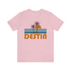Destin, Florida T-Shirt - Retro Palm Tree Unisex Destin Shirt