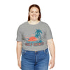 Gulf Shores, Alabama T-Shirt - Retro Palm Tree & Beach Unisex Gulf Shores Shirt