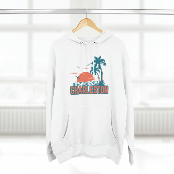 Premium Charleston, South Carolina Hoodie Hoodie - Palm Tree Unisex Sweatshirt