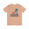 Encinitas, California T-Shirt - Retro Palm Tree & Beach Unisex Encinitas Shirt