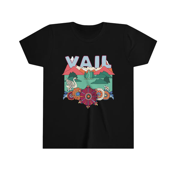 Vail Youth T-Shirt - Boho Colorado Kid's TShirt