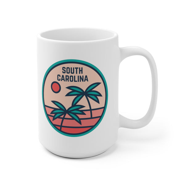 South Carolina Mug, Ceramic South Carolina Mug, South Carolina Coffee Mug